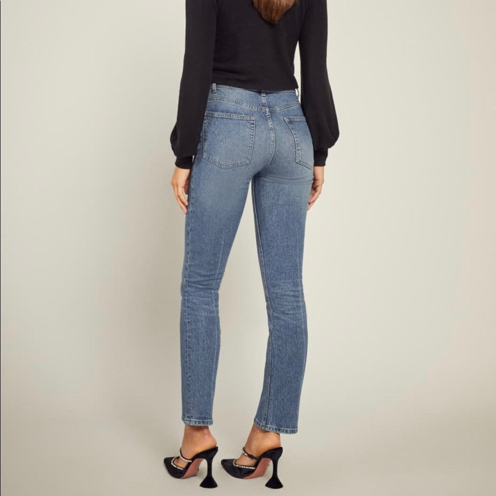 Reformation Liza ButtonFly HighRise Straight Jeans